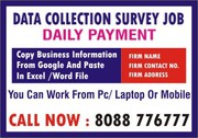 Bangalore Part time Survey jobs | Work from Mobile